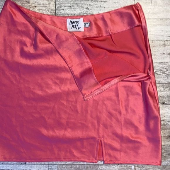 Princess Polly, Bubblegum Pink, Split Hem, Mini Skirt - Picture 4 of 9
